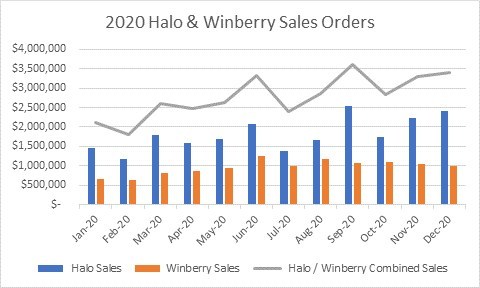 Halo Labs Announces December Record Sales
